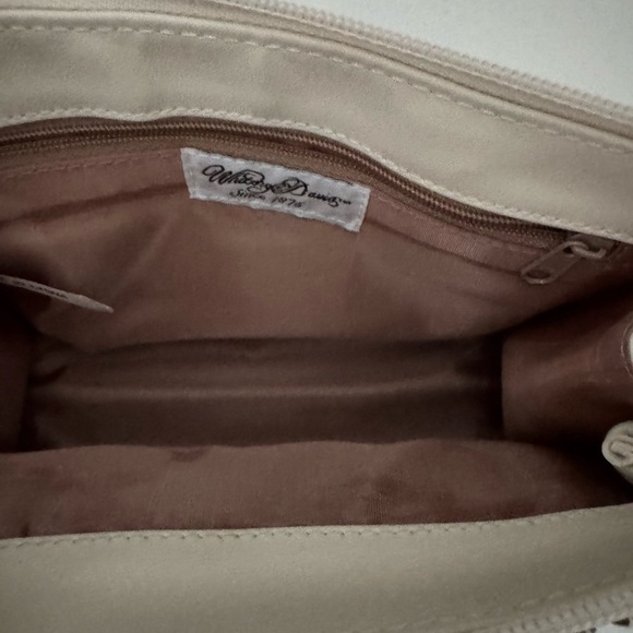 Whiting & Davis Vintage Cream Mesh Crossbody / Clutch purse - Picture 14 of 15